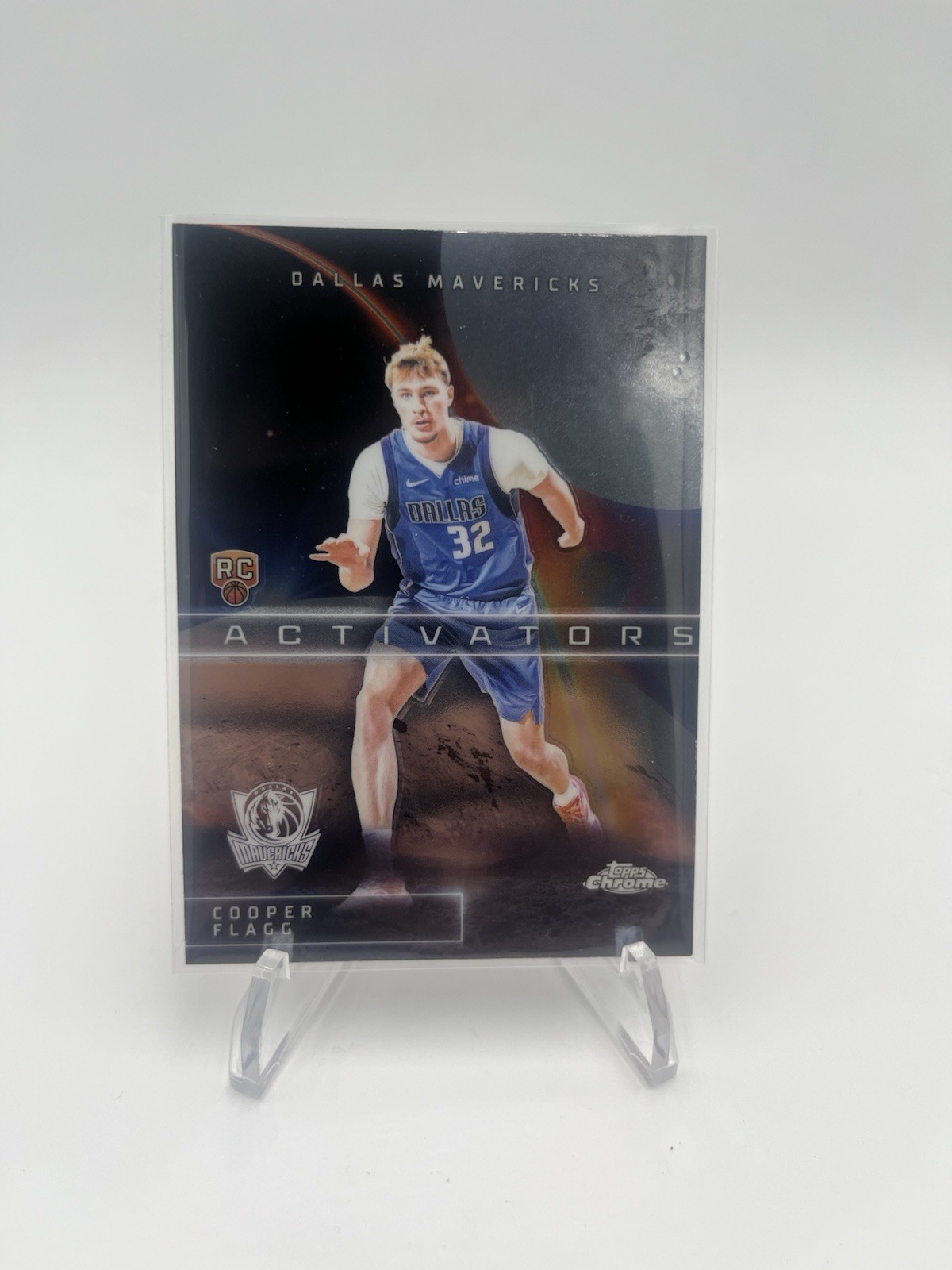Cooper Flagg 2025-26 Topps Chrome Activators AC-11 Dallas Mavericks Rookie RC