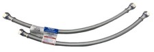 QTY 2- Eastman 24   Steel-Flex Water Heater Connector, 3/4  x 3/4  FIP