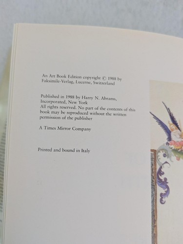 Cazelles & Rathofer ILLUMINATIONS OF HEAVEN AND EARTH Duc De Berry 1988 Abrams - Picture 6 of 11