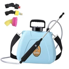 Battery Powered Sprayer 2 Gallon, Electric Garden Sprayer with 3 Copper 