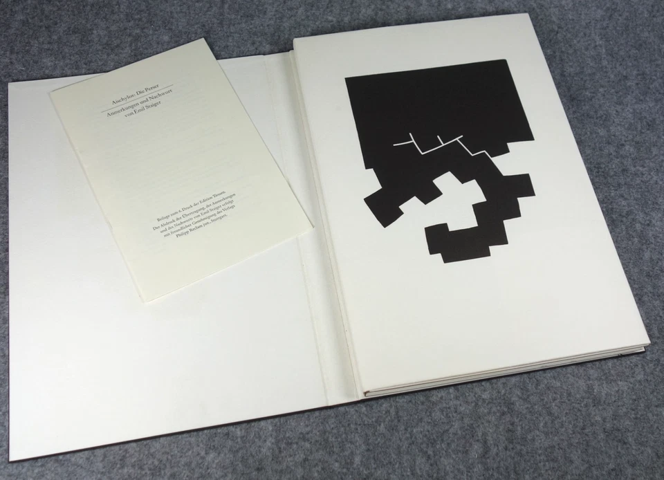 1978 - PRESSENDRUCK - Aischylos / Eduardo Chillida  - SIGNIERT Edition Tiessen