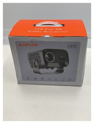 A10PLUS Mini Projector 4K Support Android 13 WiFi 6 BT5.0 Black