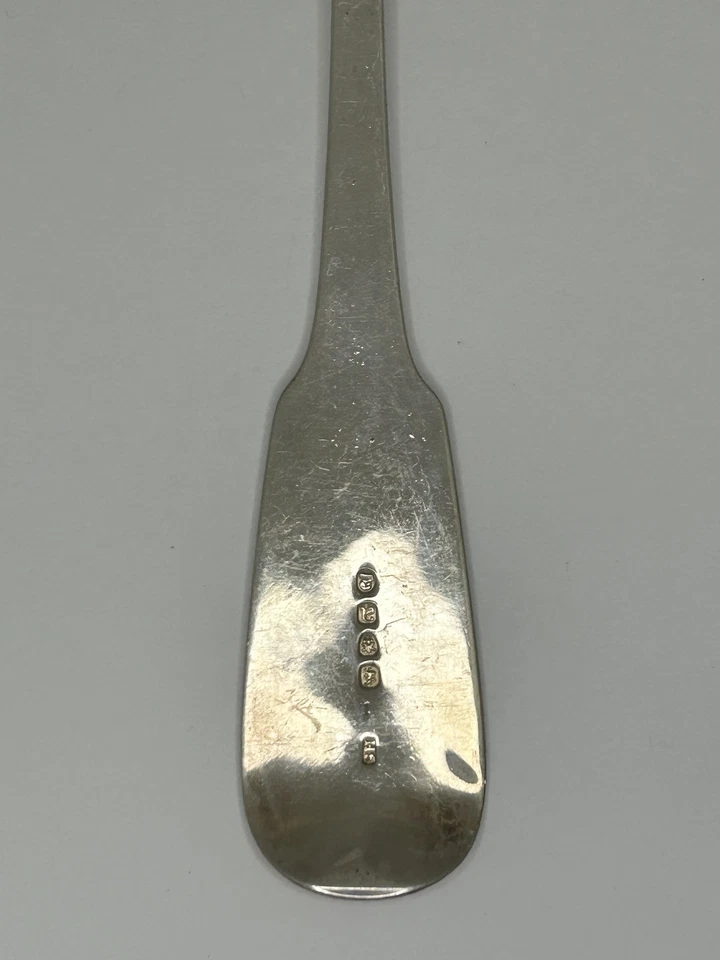 12" Large Serving Spoon Sterling Silver London 1816 Antique Fine Dining - Image 4 of 4