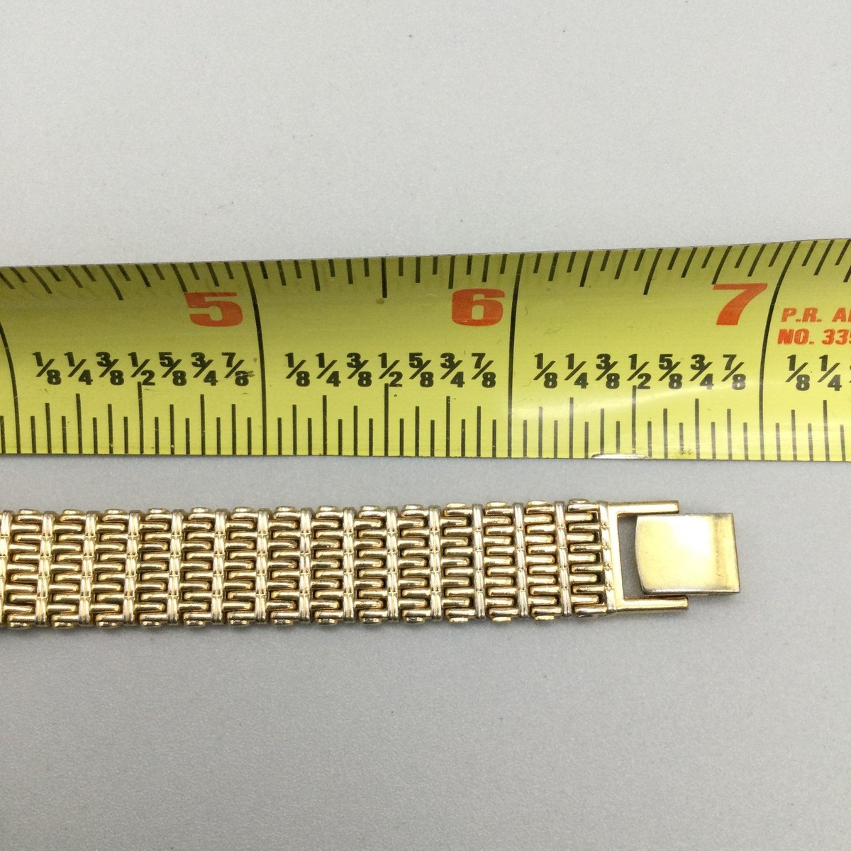 Vtg Seiko Womens Watch 13mm Gold Tone Bamboo Style 2620-5079 New