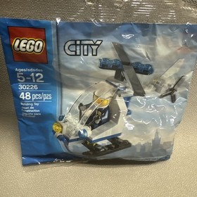 LEGO CITY: Police Helicopter (30226) Chopper Cop 48pc Retired Polybag New 2014