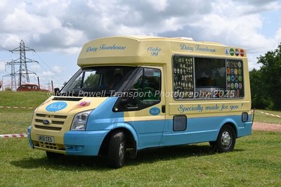 Van Photo 12x8 - Ford Transit - M&M Ices - UK51 CES