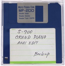 S-900 Grand Piano Akai Edit Backup Akai S900 Format Floppy Disk