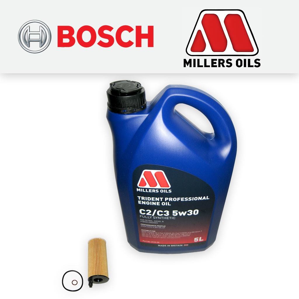 SERVICE KIT for BMW 3 SERIES F30 F31 F34 318D B47 OIL FILTER +5w30 OIL 2014-2019