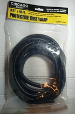 ✅CHICAGO ELECTRIC 3/8” X 10 FT PROTECTIVE WIRE WRAP ITEM 66987