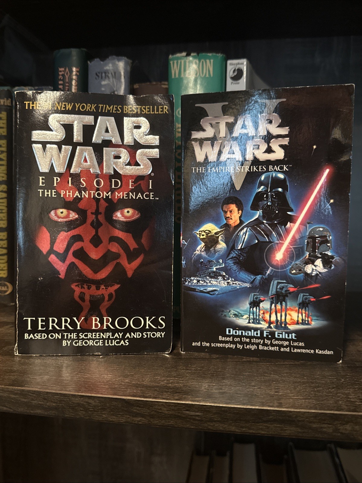 Star Wars Paperback Book Lot Of 2: Episode V, Episode 1 VERY GOOD