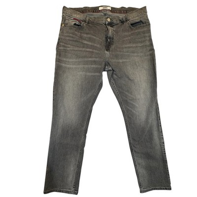 Tommy Jeans Scanton Slim Men s 42x31 Gray Wash Denim Stretch Jeans Workwear