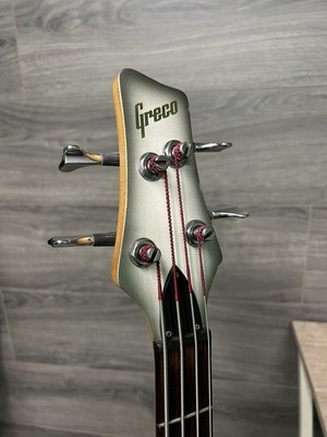 Greco Phoenix PXB-400 PJ Silver Burst Electric Bass Made In Japan