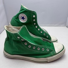 Converse Chuck Taylor All Star Canvas High Top Sneakers Green Size 13