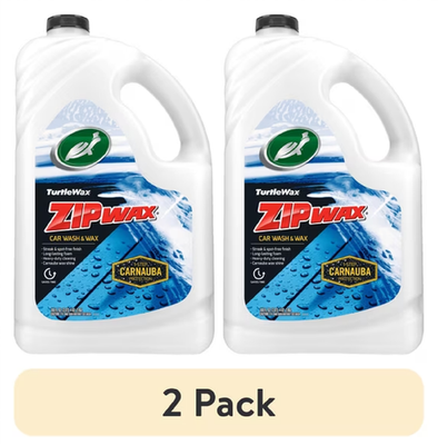 #ad 2 Pk Turtle Wax 53870 Zip Wax Quick amp; Easy Car Wash and Wax 100 oz $10.15