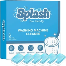 Washing Machine Cleaner for HE Front Load & Top Load Washers, 6 Count (Pack of 1