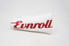 Evnroll Golf Scripted White/Red Blade Putter Headcover Excellent HA14-3-8
