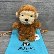 Jellycat Little Monkey Plush Genuine Rare Collectible L3MN BNWT + Dust Bag