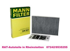  Innenraumfilter MANN mit Aktivkohle-CUK 3037-AUDI A4, A4 AVANT, A4 CABRIO, A6