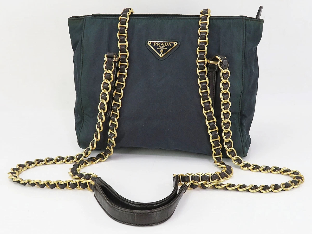 Aggregate 157+ prada nylon chain shoulder bag latest 3tdesign.edu.vn