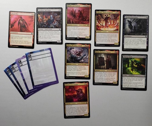 MTG Commander Rankle and Torbran Custom 100 Card EDH Deck with Rares - Picture 2 of 5
