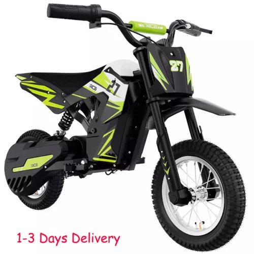 RCB R9X 12" Kid Electric Motorcycle 300W Motor 36V 15.5 mph Off-Road E-Bike UK - Picture 1 of 7