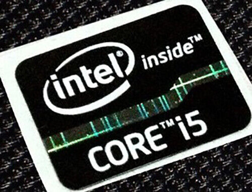 Intel Inside Core i5 Black Sticker Emblem Laptop PC Mini Laptop 21 x 16mm in UK - Picture 1 of 3