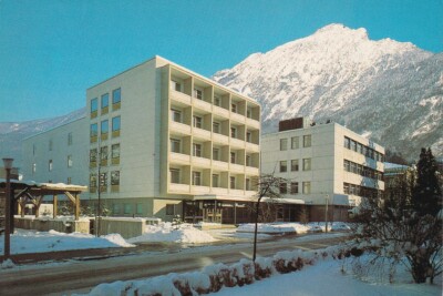 Old postcard - Bad Reichenhall - sanatorium and spa Salus