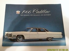1966 Cadillac Deville Fleetwood Eldorado Calais Sales Brochurewith Dust Cover