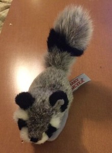 raccoon finger puppet