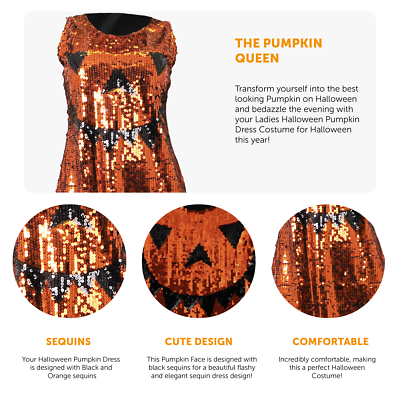 pumpkin ladies fancy dress Pumpkin Costume Dress