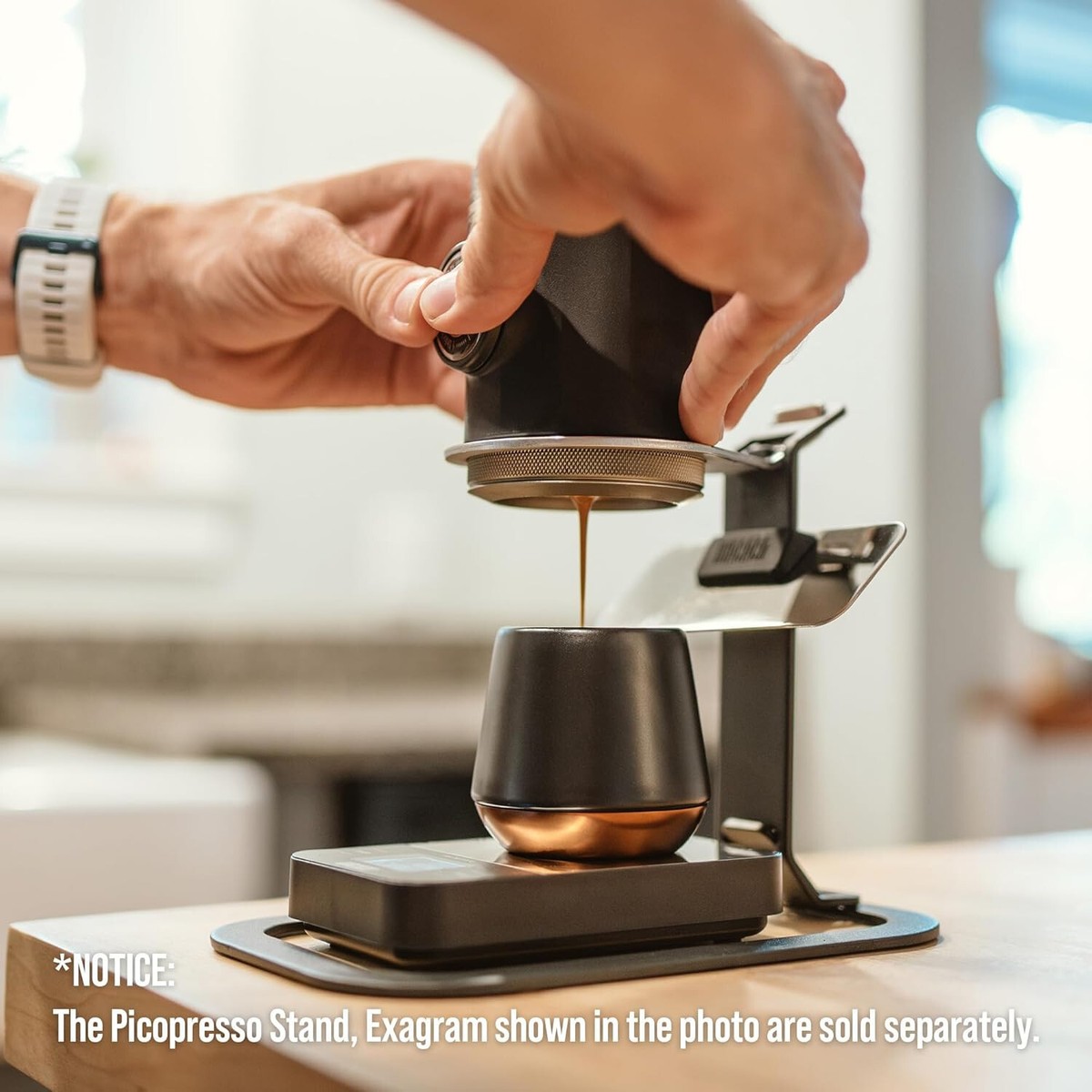 WACACO Picopresso Portable Espresso Maker Bundled with Protective