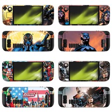 JUSTICE LEAGUE DC COMICS COMIC BOOK COVERS VINYL SKIN DECAL FOR STEAM DECK OLED