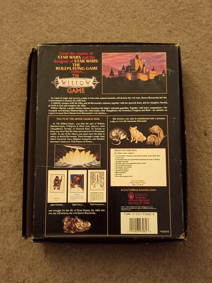 THE WILLOW GAME : 1988 Vintage Fantasy Board Game - Tor Books Edition - Image 2 of 3