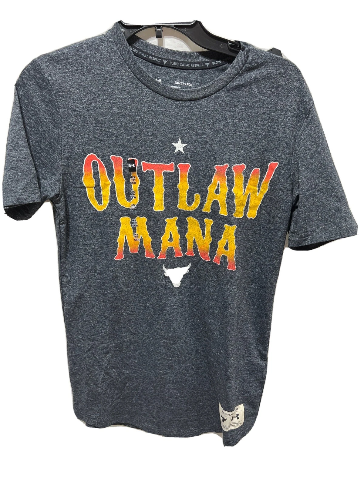 Men's Under Armour Project Rock Outlaw Mana Shirt Size Medium