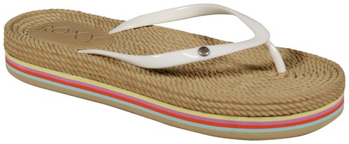 Roxy South Beach Hawaii Sandal - White / Multi - New | eBay