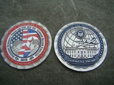Trump Kim Summit (1st in series) Challenge Coin