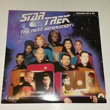STAR TREK THE NEXT GENERATION Episodes 89  90 LaserDisc Laser Video Disc