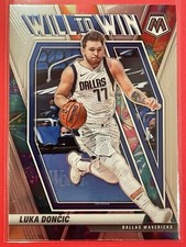 2020-21 Panini Mosaic Luka Doncic Will to Win #12 Basketball Dallas Mavericks