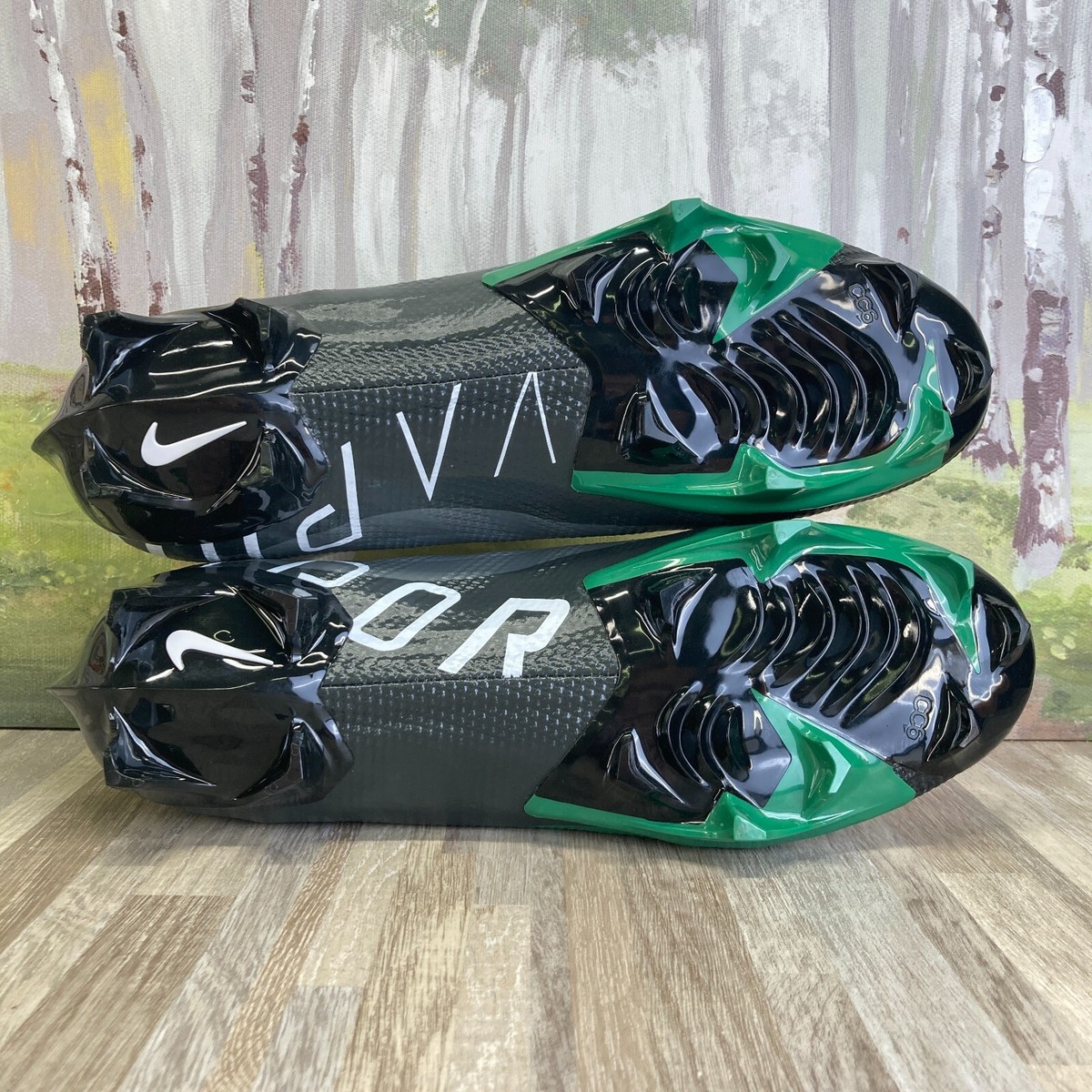 NEW Nike Mens Vapor Edge 360 Pro Black/Green Cleats DV0778-005 Size 16 Vapor Edge 360 VC  main image 2