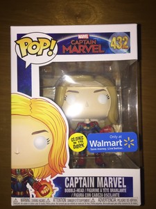 captain marvel funko pop walmart exclusive