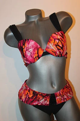 Triumph Bügel Bikini "Portofino TWP " Gr.38 B Rotmix Höschen 38 sehr edel - Bild 1 von 4