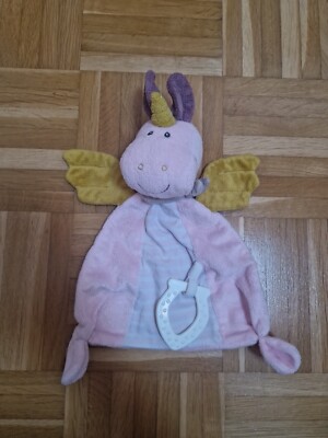 Topomini Einhorn Drache Dino Ernstings family Schnuffeltuch Schmusetuch Rosa #14