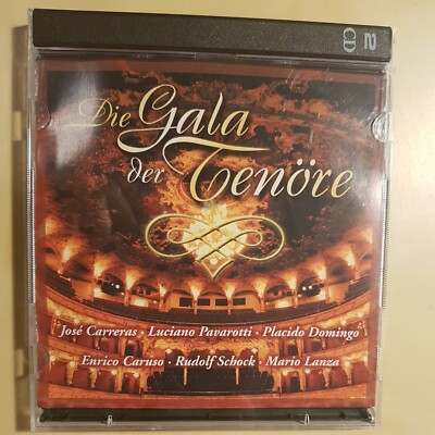 Die Gala der Tenöre (34 tracks, 2000, BMG) Placido Domingo, Andrea Boce.. [2 CD]