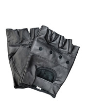 REAL LEATHER PADDED WEIGHT LIFTING CYCLING DRIVING RIDING WHEELCHAIR GLOVES