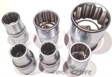 Yato professional Bi-hexagonal twelve point 1/2" sockets, AS-DRIVE, all sizes  