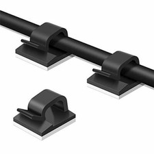 50pcs Cable Clips Adhesive Cable Organizer Cord Holder Durable Strong Cable Wire