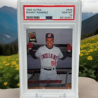 1993 ULTRA #545 MANNY RAMIREZ PSA 10 EXTREMELY RARE POPULATION 32