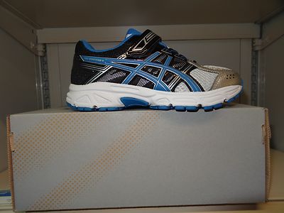 ASICS Boys' Pre-Contend 4 PS Running Shoe, Silver/Classic Blue/Black, 1 M...