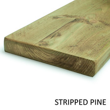 Reclaimed Rustic Scaffold Boards - Custom Cut With Optional Brackets (SB+)