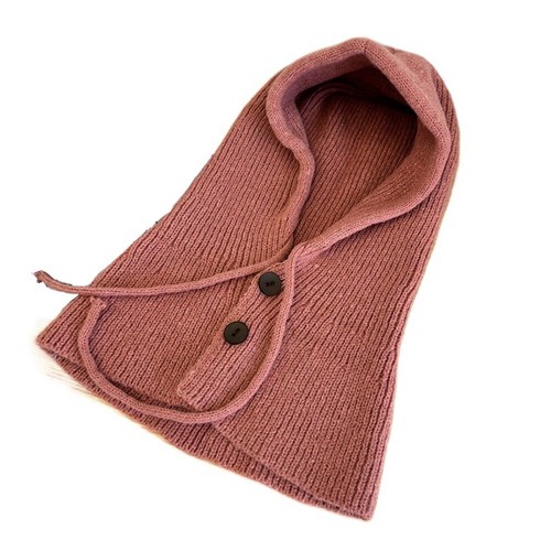 Drawstring Scarf Balaclava Hats Thicken Snood Collar Hood Student - Picture 14 of 17